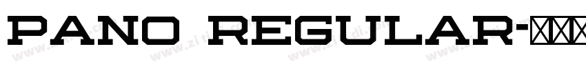 Pano Regular字体转换 Pano Regular字体转换